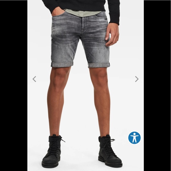 Men’s G-Star Raw 3301 Slim Shorts - Picture 1 of 4